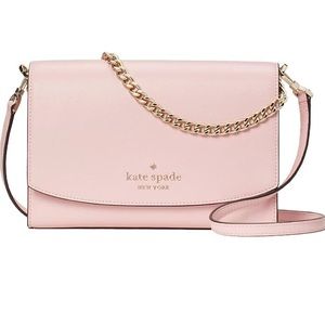 Brand New Authentic in Box Kate Spade CARSON CONVERTIBLE CROSSBODY Quartz Pink